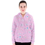 The cotton candy sheep Women s Zipper Hoodie