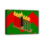 chevron kwanzaa Mini Canvas 7  x 5  (Stretched)