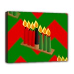 chevron kwanzaa Canvas 14  x 11  (Stretched)