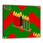 chevron kwanzaa Canvas 24  x 20  (Stretched)