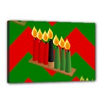 chevron kwanzaa Canvas 18  x 12  (Stretched)