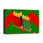 chevron kwanzaa Deluxe Canvas 18  x 12  (Stretched)