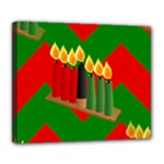 chevron kwanzaa Deluxe Canvas 24  x 20  (Stretched)