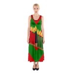 chevron kwanzaa Sleeveless Maxi Dress