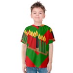 chevron kwanzaa Kids  Cotton Tee