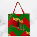 chevron kwanzaa Grocery Tote Bag