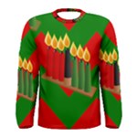 chevron kwanzaa Men s Long Sleeve Tee