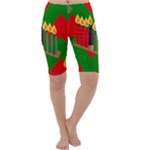 chevron kwanzaa Cropped Leggings 