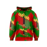 chevron kwanzaa Kids  Zipper Hoodie