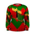 chevron kwanzaa Women s Sweatshirt