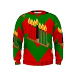 chevron kwanzaa Kids  Sweatshirt