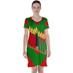 chevron kwanzaa Short Sleeve Nightdress