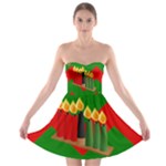 chevron kwanzaa Strapless Bra Top Dress