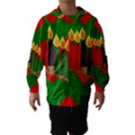 chevron kwanzaa Hooded Wind Breaker (Kids)