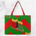 chevron kwanzaa Medium Tote Bag