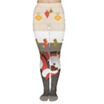 Christmas Black Santa In Fireplace Tights