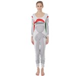 Christmas Italian Long Sleeve Catsuit