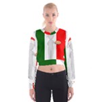 Christmas Italian Women s Cropped Sweatshirt