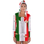 Christmas Italian Women s Long Sleeve Hooded T-shirt