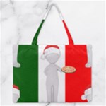 Christmas Italian Medium Zipper Tote Bag