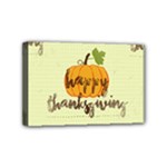 Happy Thanksgiving Pumpkin Mini Canvas 6  x 4  (Stretched)