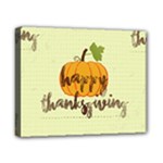 Happy Thanksgiving Pumpkin Canvas 10  x 8  (Stretched)