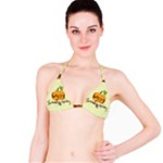 Happy Thanksgiving Pumpkin Bikini Top