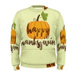 Happy Thanksgiving Pumpkin Men s Sweatshirt