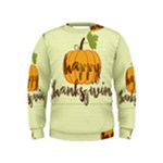 Happy Thanksgiving Pumpkin Kids  Sweatshirt