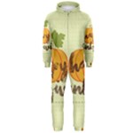 Happy Thanksgiving Pumpkin Hooded Jumpsuit (Men)