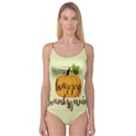 Happy Thanksgiving Pumpkin Camisole Leotard 