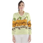 Happy Thanksgiving Pumpkin Wind Breaker (Women)