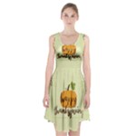 Happy Thanksgiving Pumpkin Racerback Midi Dress