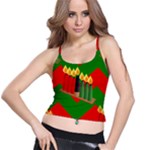 Christmas Kwanzaa Spaghetti Strap Bra Top