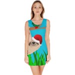 santa sloth Bodycon Dress