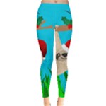 santa sloth Leggings 