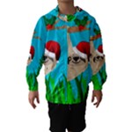 santa sloth Hooded Wind Breaker (Kids)