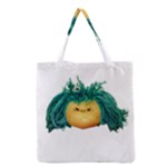 Angry Girl Doll Grocery Tote Bag