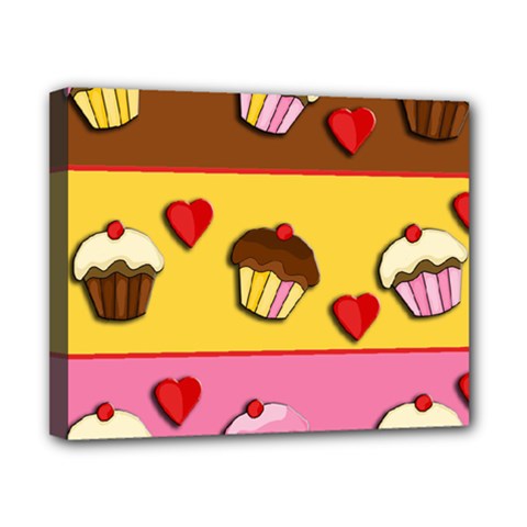 Love cupcakes Canvas 10  x 8  from ArtsNow.com