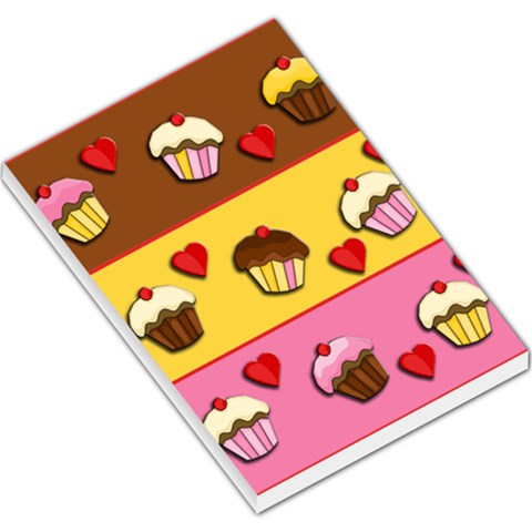 Love cupcakes Large Memo Pads from ArtsNow.com