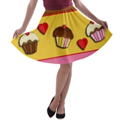 A-line Skater Skirt 