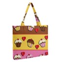 Zipper Medium Tote Bag Front