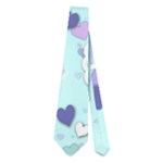 Light and Dark Blue Hearts Neckties (Two Side) 