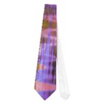 Crystal Star Dance, Abstract Purple Orange Neckties (One Side) 