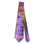 Crystal Star Dance, Abstract Purple Orange Neckties (Two Side) 