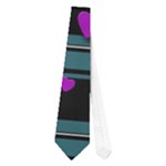 Purple love Neckties (One Side) 