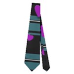 Purple love Neckties (Two Side) 