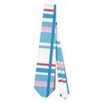 Blue plaid pattern Neckties (Two Side) 