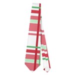 Red plaid pattern Neckties (Two Side) 