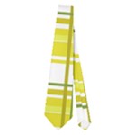 Yellow plaid pattern Neckties (Two Side) 